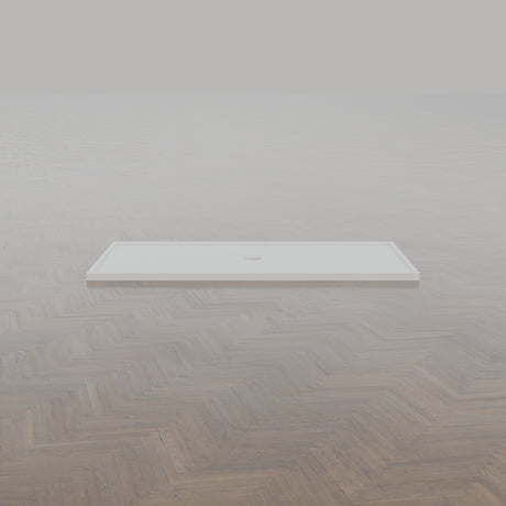 1850 × 900 Rectangular Shower Tray – 45mm Slim Non-Slip — side profile · Omnitub gallery side