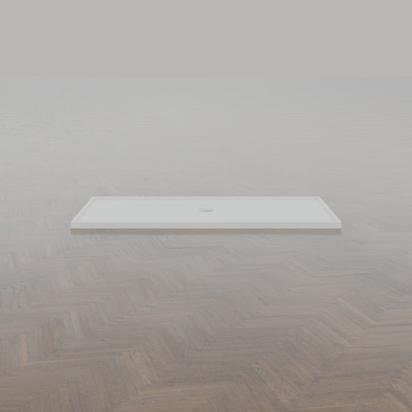 1850 × 900 Rectangular Shower Tray – 45mm Slim Non-Slip — side profile · Omnitub gallery side