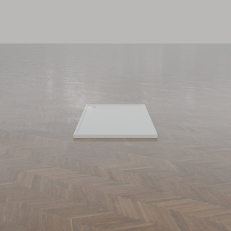 2000 × 1000 Rectangular Shower Tray – 45mm Slim Non-Slip — end view · Omnitub gallery end