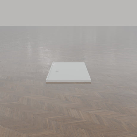 2260 × 1000 Rectangular Shower Tray – 45mm Slim Non-Slip — end view · Omnitub gallery end