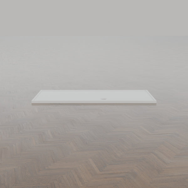 2260 × 1000 Rectangular Shower Tray – 45mm Slim Non-Slip — side profile · Omnitub gallery side