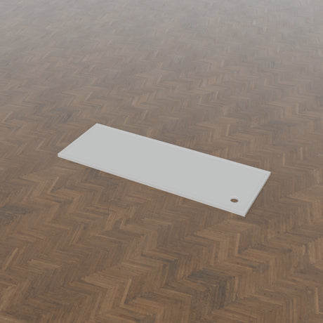 2550 × 900 Rectangular Shower Tray – 45mm Slim Non-Slip — three-quarter view · Omnitub gallery 34