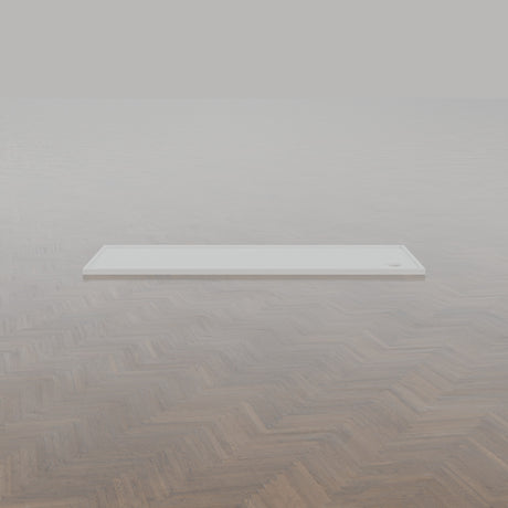 2550 × 900 Rectangular Shower Tray – 45mm Slim Non-Slip — side profile · Omnitub gallery side