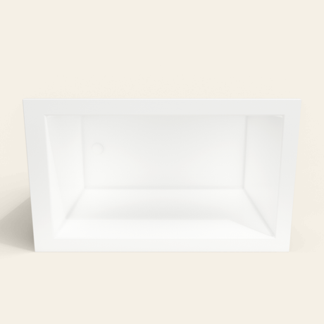 Omnitub 1250×750 white deep soaking bath — interior depth [render:2_depth_into:nofeet]