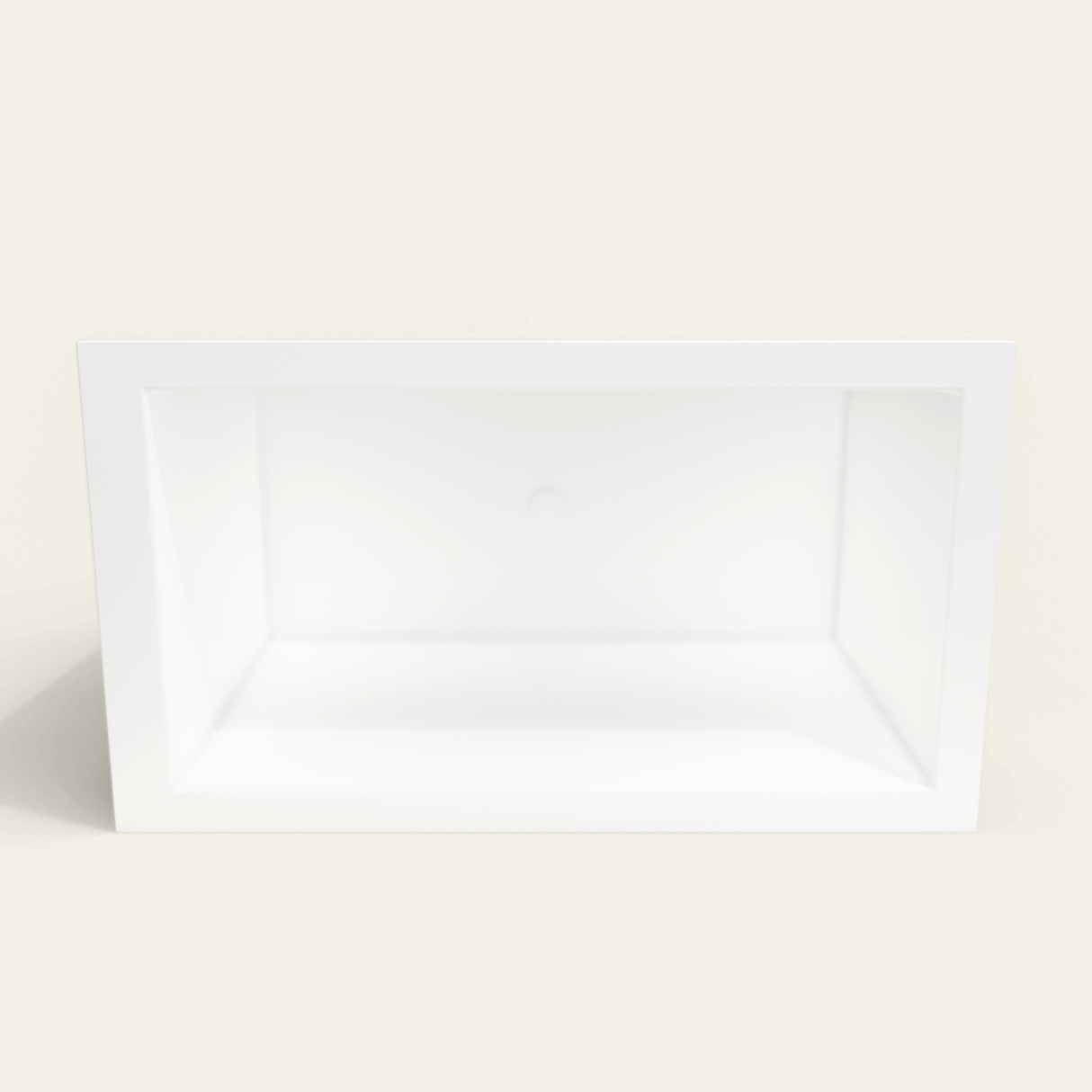 Omnitub 1400×800 white deep soaking bath — interior depth [render:2_depth_into:nofeet]
