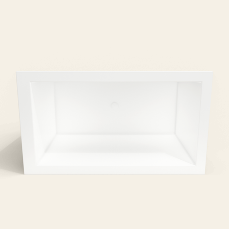 Omnitub 1400×800 white deep soaking bath — interior depth [render:2_depth_into:nofeet]