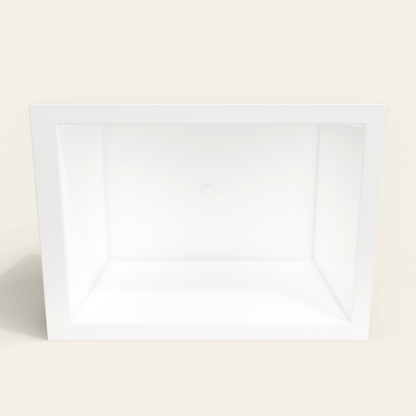 Omnitub 1300×950 white deep soaking bath — interior depth [render:2_depth_into:nofeet]