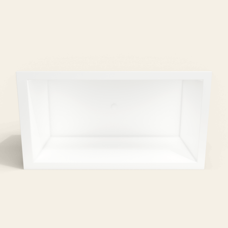 Omnitub 1750×950 white deep soaking bath — interior depth [render:2_depth_into:nofeet]