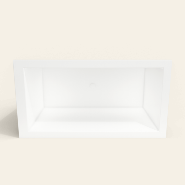 Omnitub 1500×800 white deep soaking bath — interior depth [render:2_depth_into:nofeet]