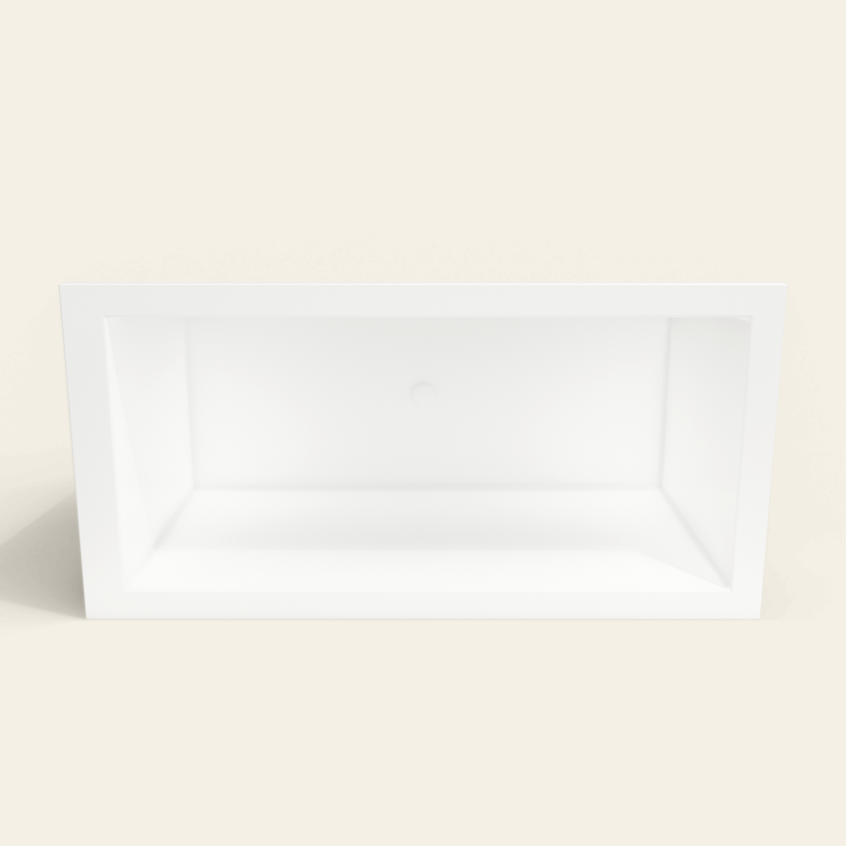 Omnitub 1600×800 white deep soaking bath — interior depth [render:2_depth_into:nofeet]