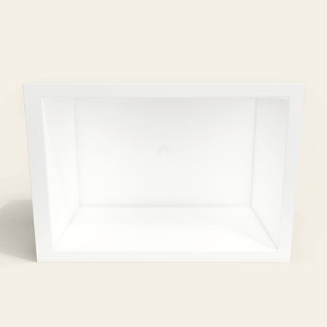 Omnitub 1500×1050 white deep soaking bath — interior depth [render:2_depth_into:nofeet]