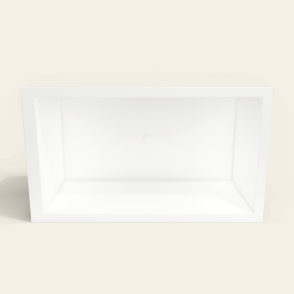 Omnitub 1800×1050 white deep soaking bath — interior depth [render:2_depth_into:nofeet]