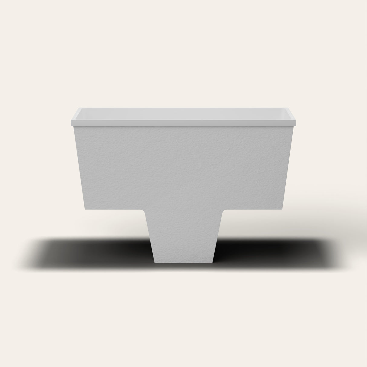 Omnitub 1500 x 700 two person seated soaking tub front