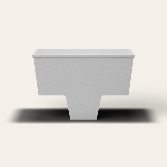 Omnitub 1500 x 700 two person seated soaking tub front