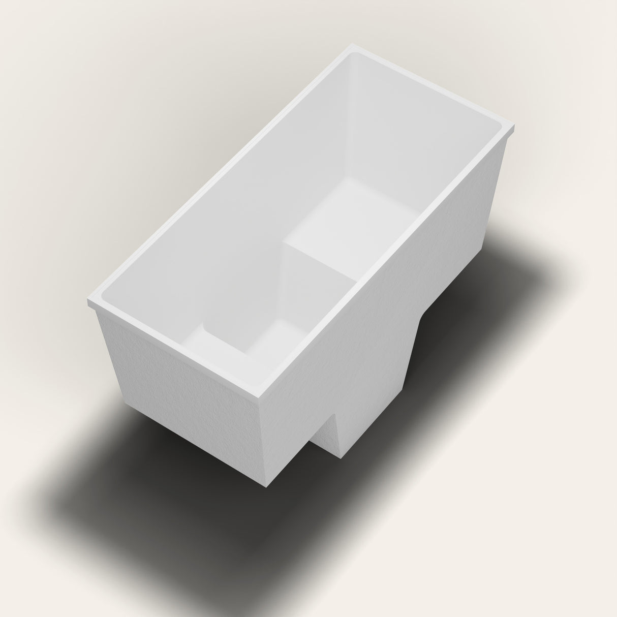 Omnitub 1500 x 700 two person seated soaking tub in foot
