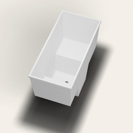 Omnitub 1500 x 700 two person seated soaking tub in footclose