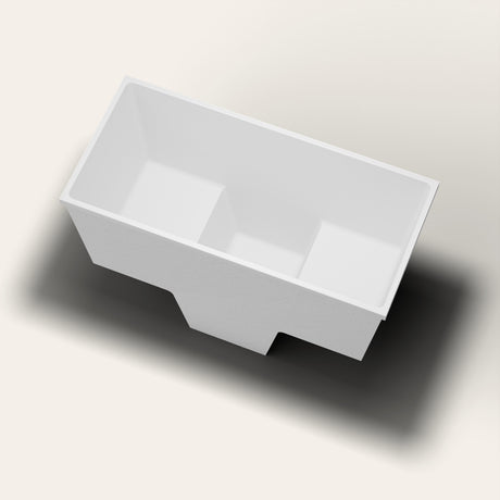 Omnitub 1500 x 700 two person seated soaking tub in long