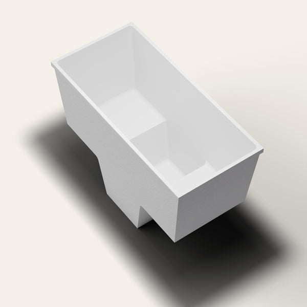 Omnitub 1500 x 700 two person seated soaking tub in seat