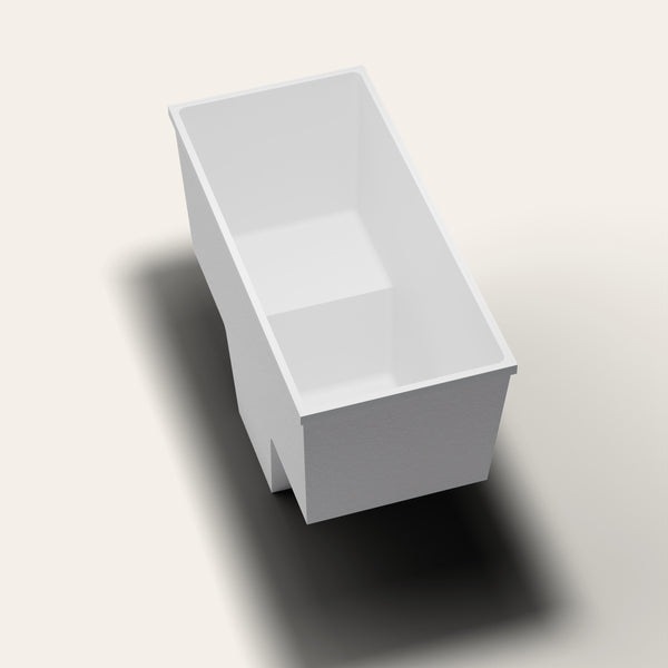 Omnitub 1500 x 700 two person seated soaking tub in seatclose