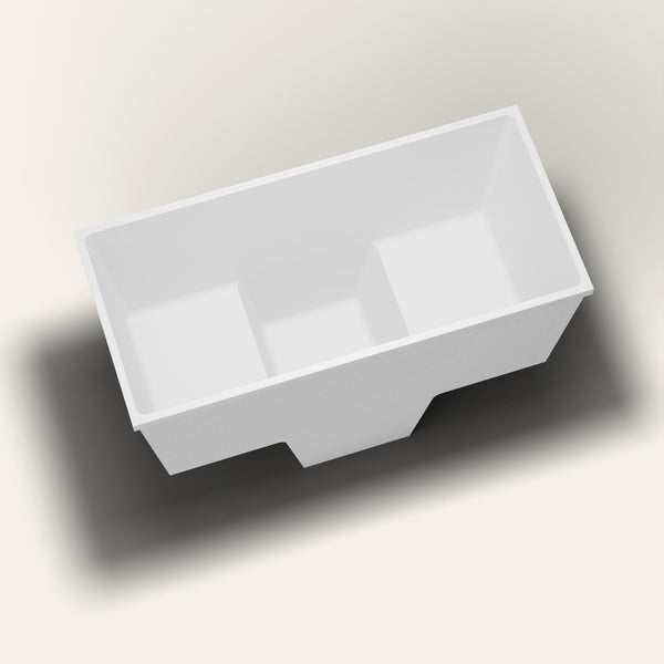 Omnitub 1500 x 700 two person seated soaking tub in well