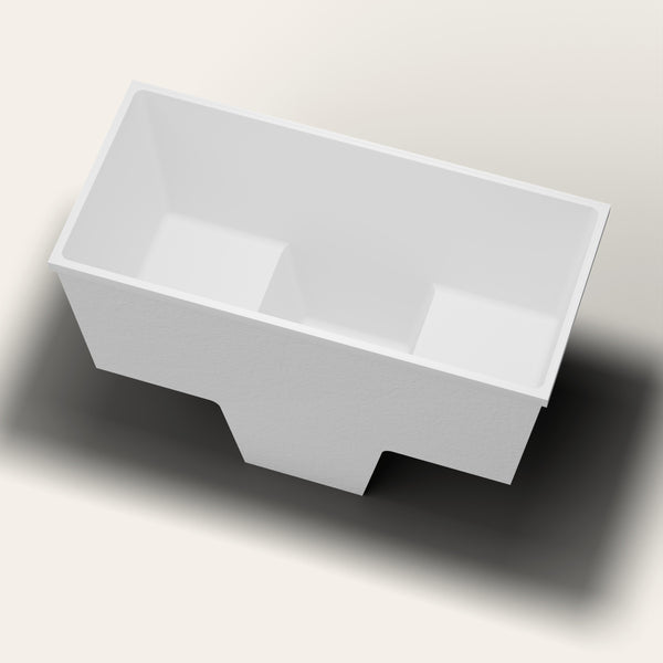Omnitub 1500 x 700 two person seated soaking tub lookin