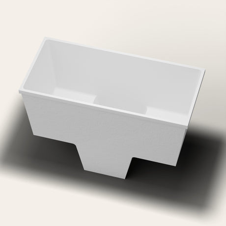 Omnitub 1500 x 700 two person seated soaking tub rimdetail