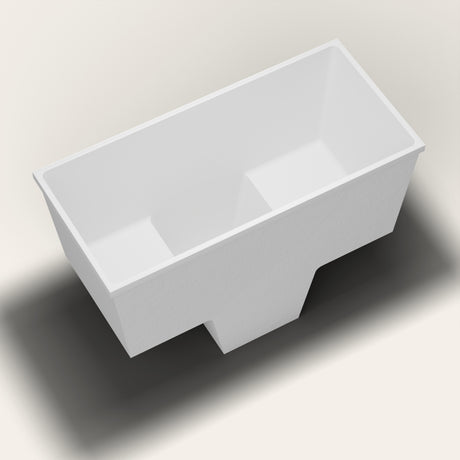 Omnitub 1500 x 700 two person seated soaking tub tipped