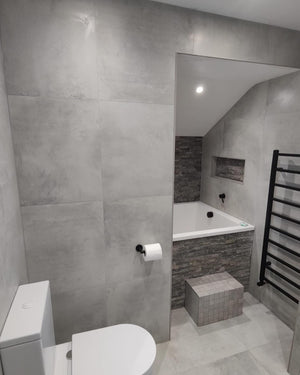 square deep bath