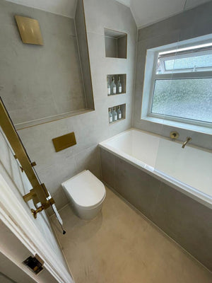Deep Bathtub 1600 L x 800 W x 600 Soaking Depth Handmade by Omnitub