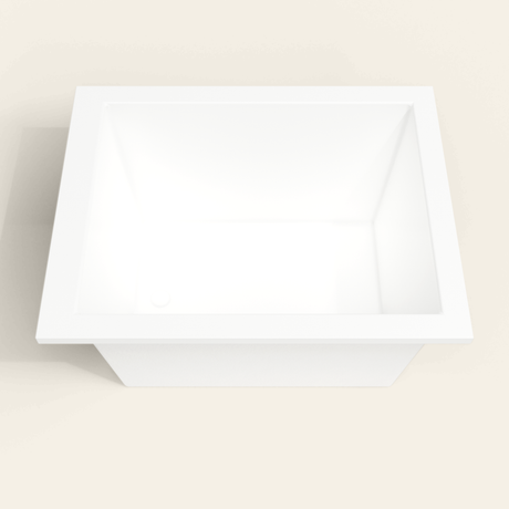 Omnitub 1150×900 white deep soaking bath — deep hero [render:3_deep_hero:nofeet]
