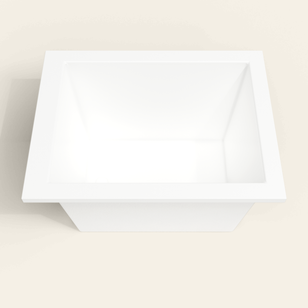 Omnitub 1050×800 white deep soaking bath — deep hero [render:3_deep_hero:nofeet]
