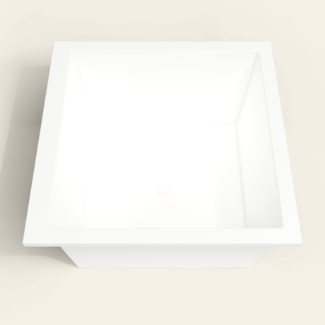 Omnitub 1200×1200 white deep soaking bath — deep hero [render:3_deep_hero:nofeet]