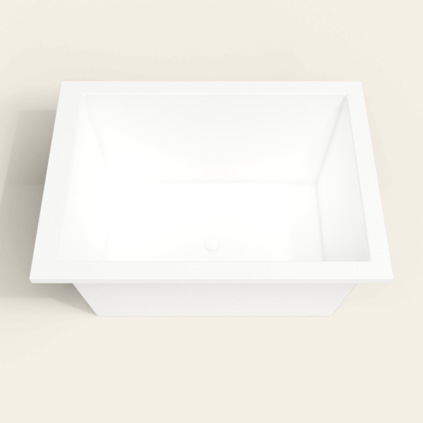 Omnitub 1300×950 white deep soaking bath — deep hero [render:3_deep_hero:nofeet]