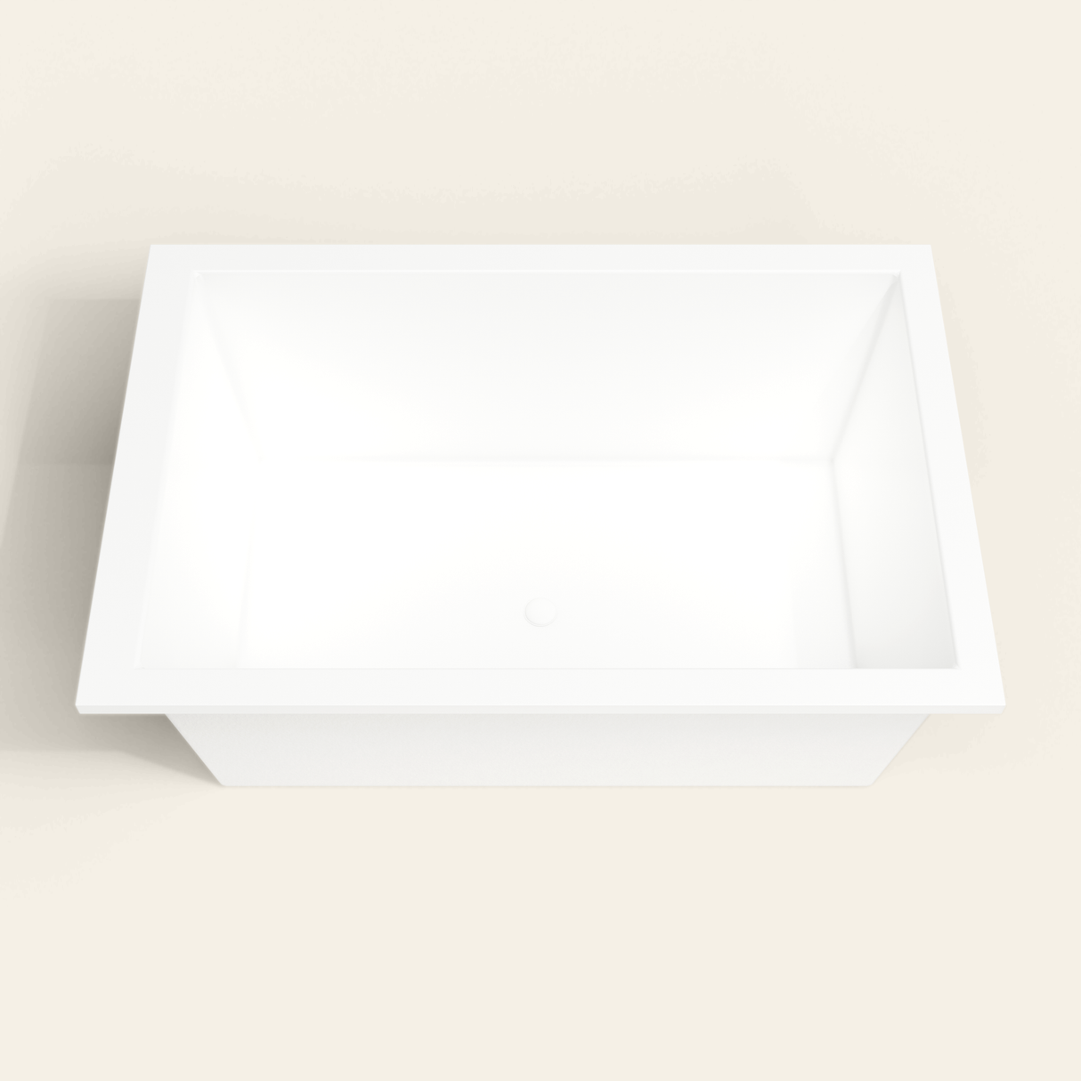 Omnitub 1600×1050 white deep soaking bath — deep hero [render:3_deep_hero:nofeet]