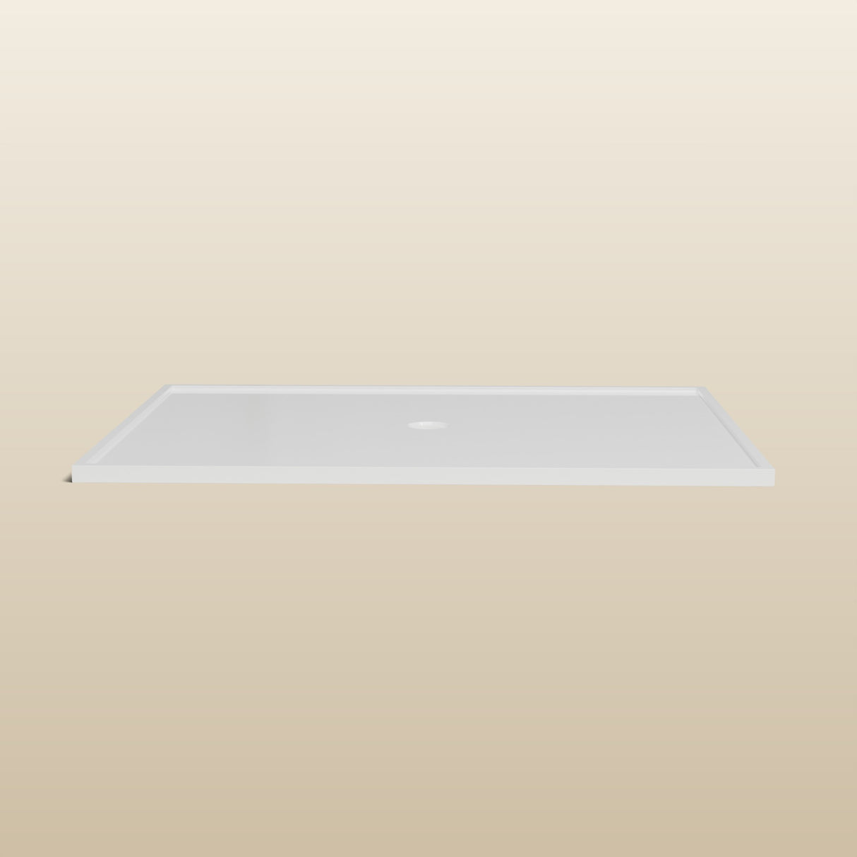 1800 × 1350 Rectangular Shower Tray – 45mm Slim Non-Slip — side profile · Omnitub render