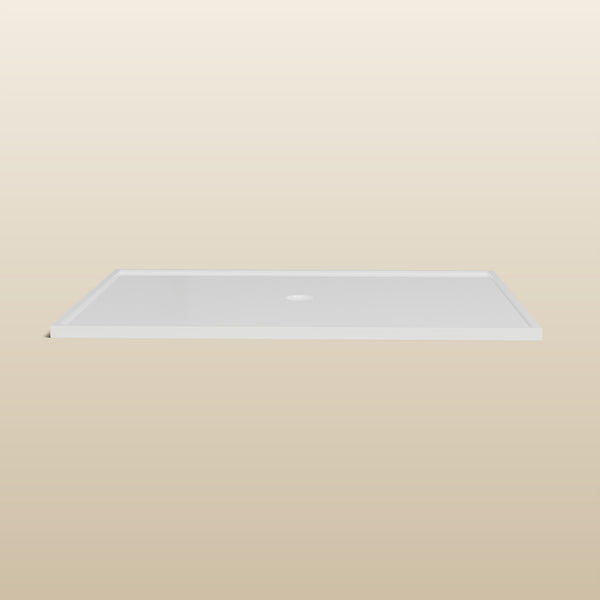 1800 × 1350 Rectangular Shower Tray – 45mm Slim Non-Slip — side profile · Omnitub render