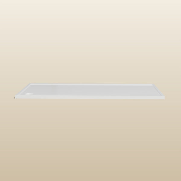 2000 × 1000 Rectangular Shower Tray – 45mm Slim Non-Slip — side profile · Omnitub render