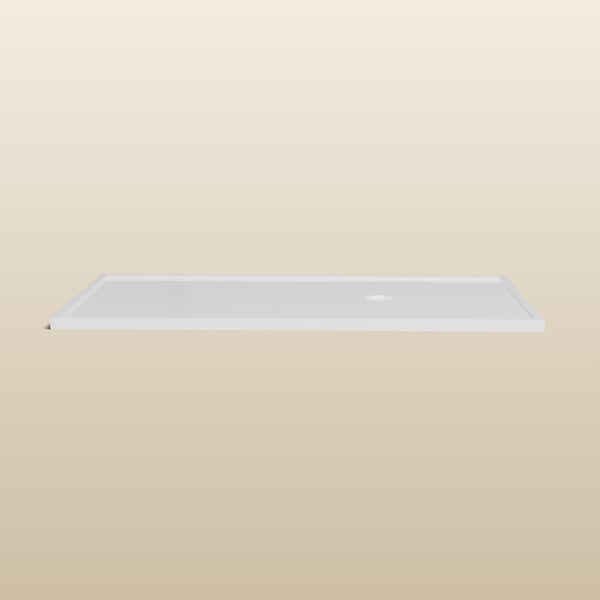 1800 × 1000 Rectangular Shower Tray – 45mm Slim Non-Slip — side profile · Omnitub render