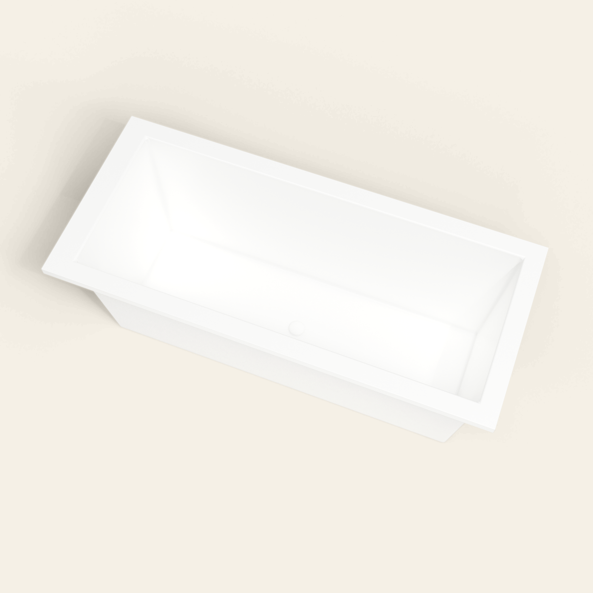 Omnitub 1700×750 white deep soaking bath — interior well [render:4_steep_into_well:nofeet]