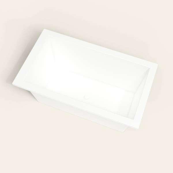 Omnitub 1400×800 white deep soaking bath — interior well [render:4_steep_into_well:nofeet]