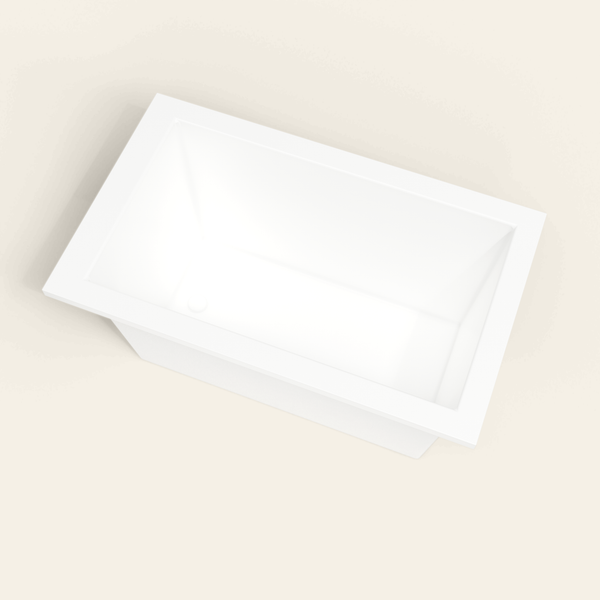 Omnitub 1250×750 white deep soaking bath — interior well [render:4_steep_into_well:nofeet]