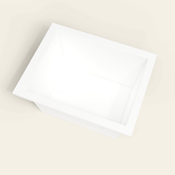 Omnitub 1150×900 white deep soaking bath — interior well [render:4_steep_into_well:nofeet]