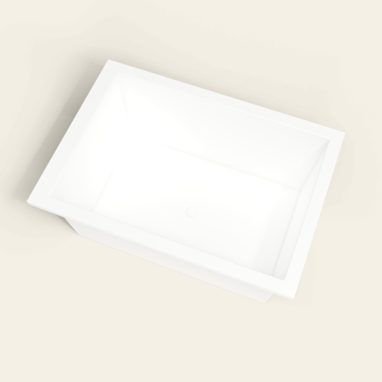 Omnitub 1500×1050 white deep soaking bath — interior well [render:4_steep_into_well:nofeet]