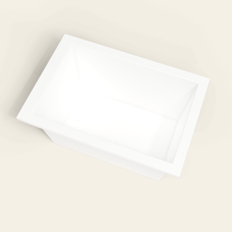 Omnitub 1250×850 white deep soaking bath — interior well [render:4_steep_into_well:nofeet]
