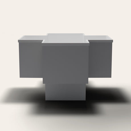 Omnitub 1500 x 1500 four person seated soaking tub endelev