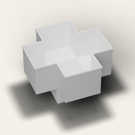 Omnitub 1500 x 1500 four person seated soaking tub heroL