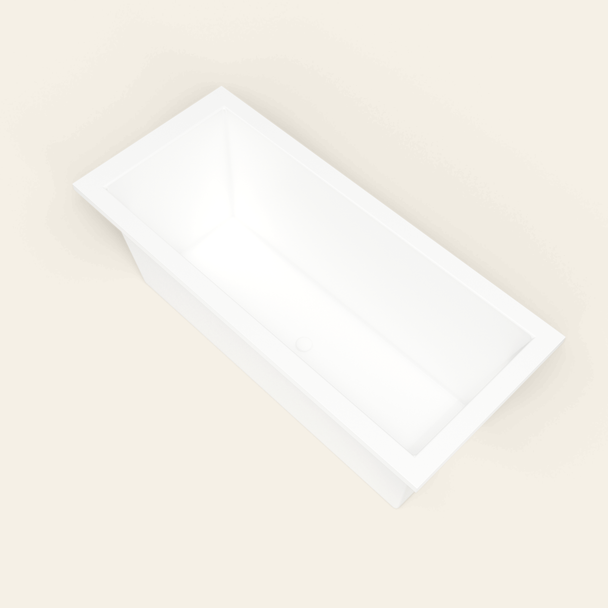 Omnitub 1700×750 white deep soaking bath — interior corner [render:5_interior_corner:nofeet]