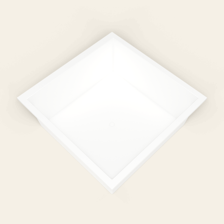Omnitub 1600×1600 white deep soaking bath — interior corner [render:5_interior_corner:nofeet]