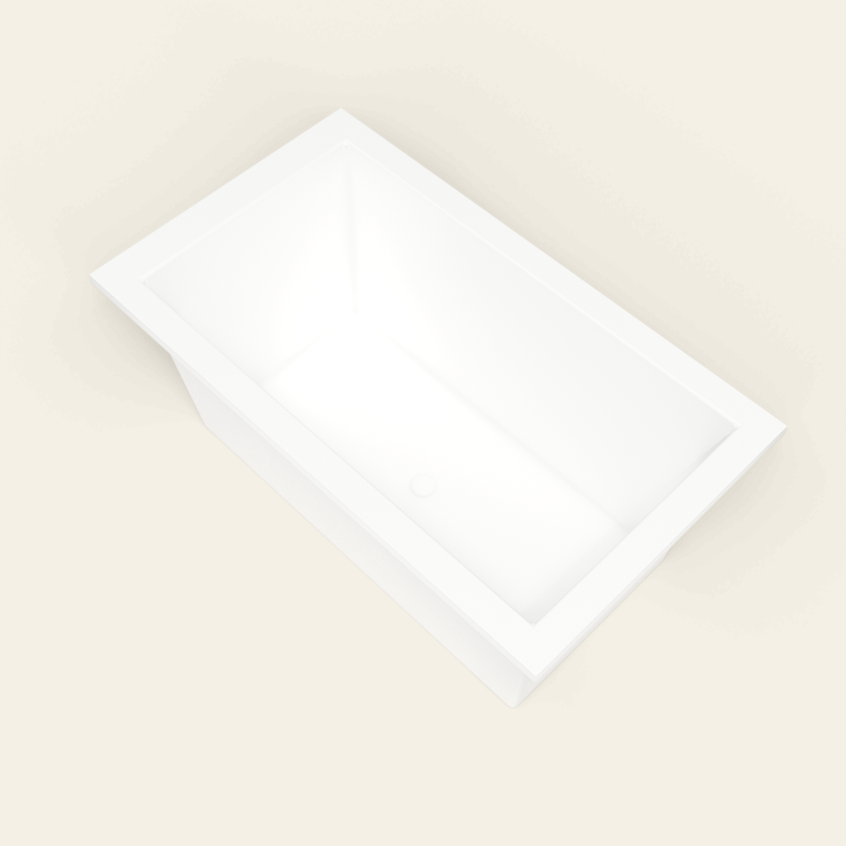 Omnitub 1400×800 white deep soaking bath — interior corner [render:5_interior_corner:nofeet]