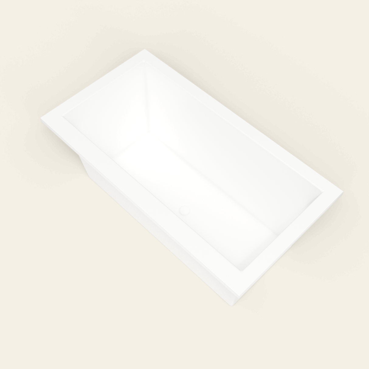 Omnitub 1500×800 B100 white deep soaking bath — interior corner [render:5_interior_corner:nofeet]